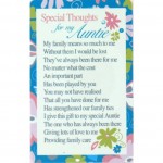 Loving Thoughts - Auntie (12 Pcs) LT034